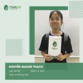 HỌC SINH TIÊU BIỂU THÁNG 4/2020 TOÁN.VN ĐÔNG ANH