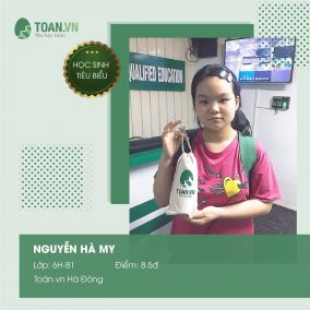 HỌC SINH TIÊU BIỂU THÁNG 4/2020 TOÁN.VN HÀ ĐÔNG