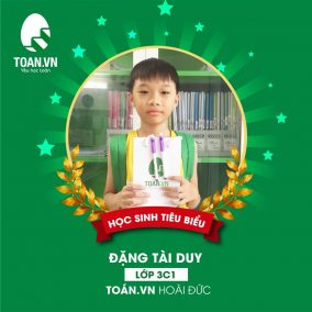 HỌC SINH TIÊU BIỂU THÁNG 5/2020 TOÁN .VN HOÀI ĐỨC