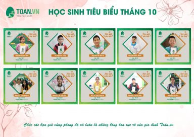 HỌC SINH TIÊU BIỂU THÁNG 10/2020