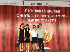 HỌC SINH ĐẠT GIẢI VÀNG VIOLYMPIC TOÁN -TIẾNG ANH NĂM 2016-2017