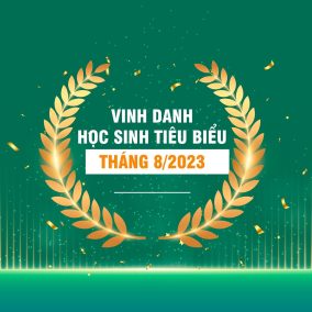 Học sinh tiêu biểu tháng 8