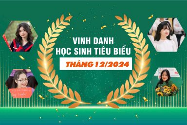 học sinh tiêu biểu tháng 12/2025