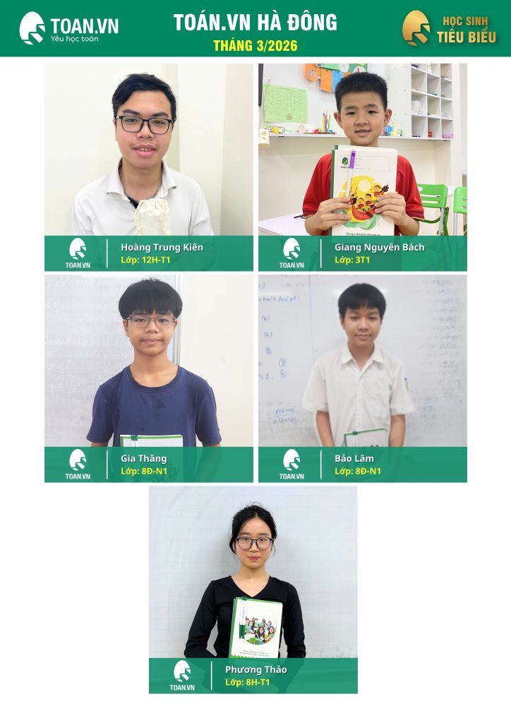 Vinh danh học sinh tiêu biểu tháng 3 năm 2026