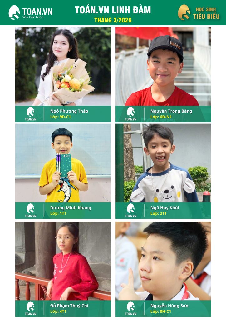 Vinh danh học sinh tiêu biểu tháng 3