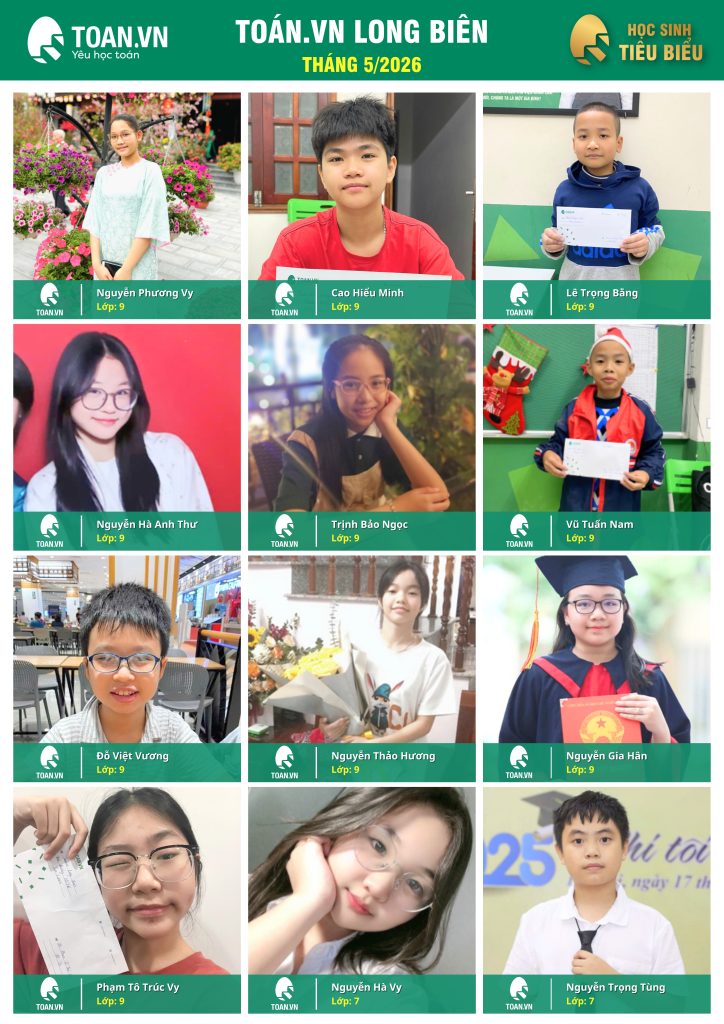 Vinh danh học sinh tiêu biểu tháng 5 năm 2026