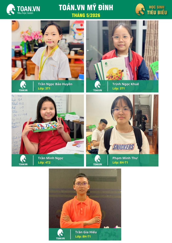 Vinh danh học sinh tiêu biểu tháng 5 năm 2026