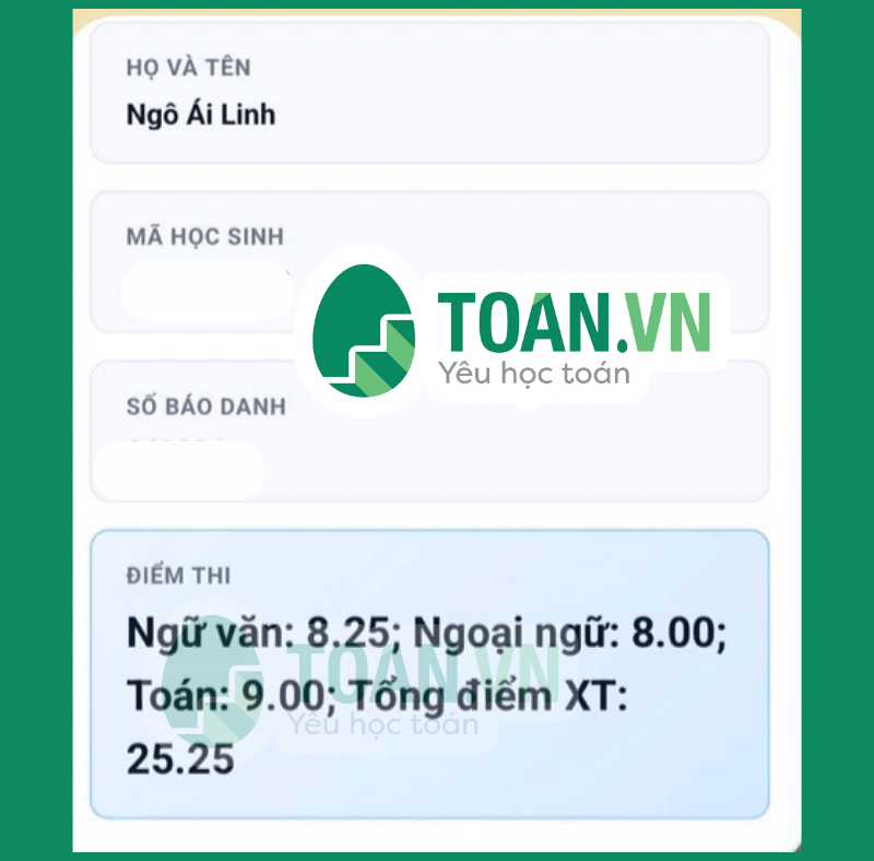 Vinh danh Ngô Ái Linh: Bứt phá 9.0 điểm Toán kỳ thi vào 10