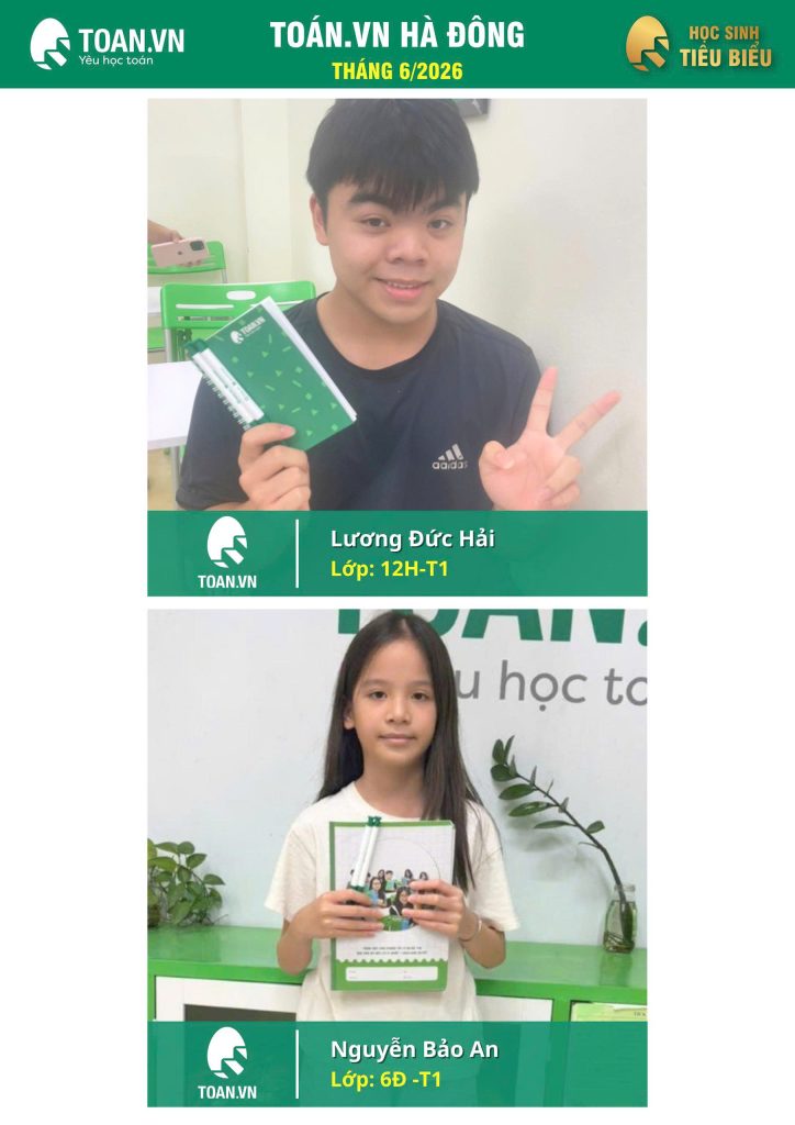 Học sinh tiêu biểu tháng 6